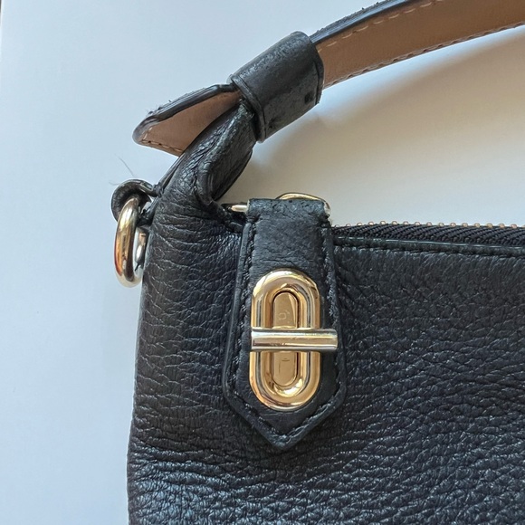 Reed Krakoff Large Black Leather Two-Way Shoulder Bag. - Picture 3 of 10
